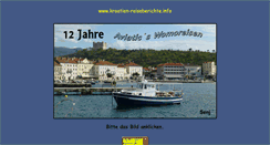 Desktop Screenshot of kroatien-reiseberichte.info